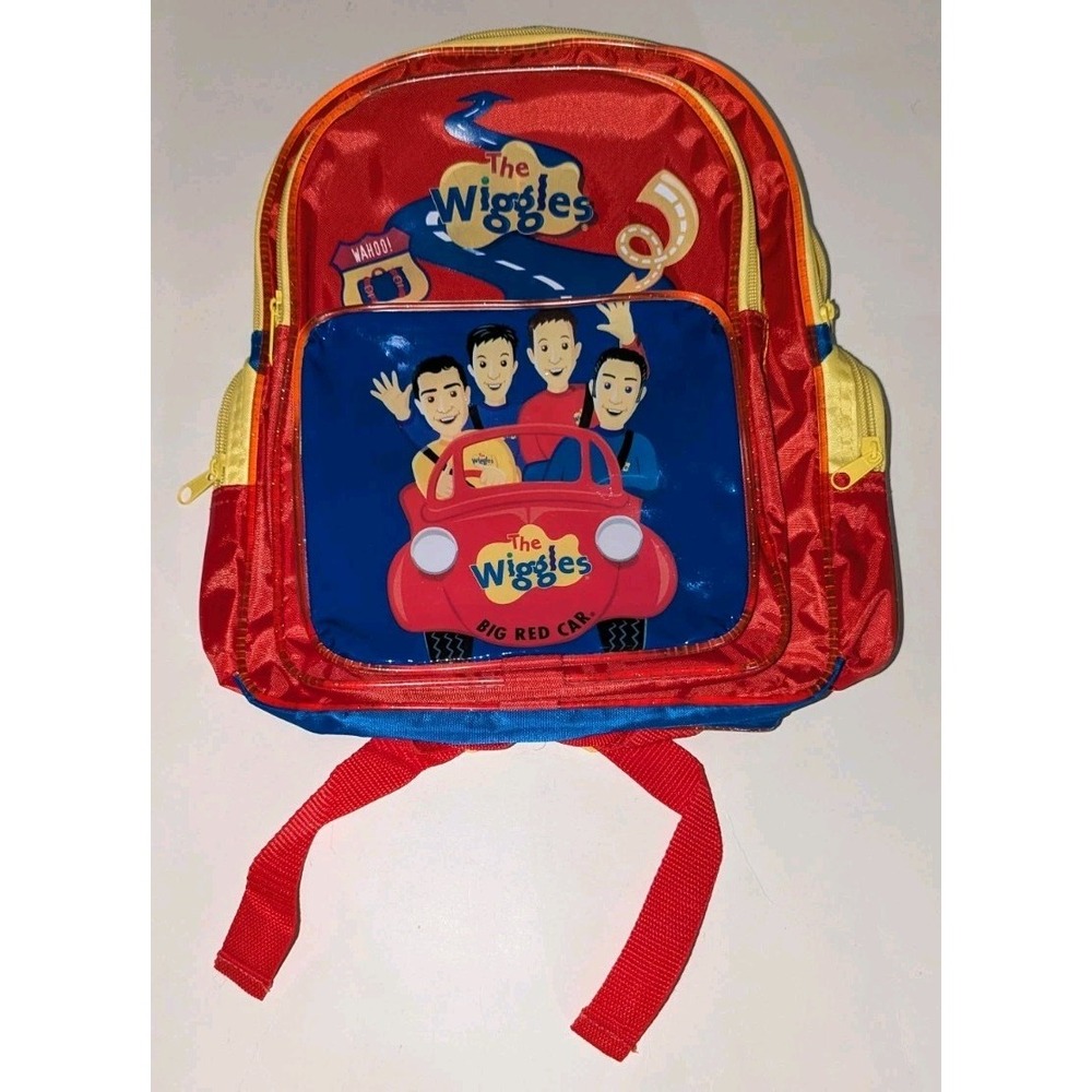 The Wiggles Big Red Car Children's Kids Backpack Bag Bookbag 2012 New NWT RARE